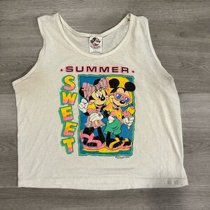90’s Disney Summer Sweet White Tank